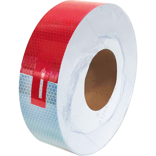 Ruban de marquage &agrave; grande visibilit&eacute;, 2" la x 150' lo, Rouge & blanc Air Extreme Inc.