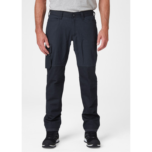 Pantalons d'entretien Oxford, Poly-coton, Bleu marin, Taille 30, Entrejambe 30 Air Extreme Inc.
