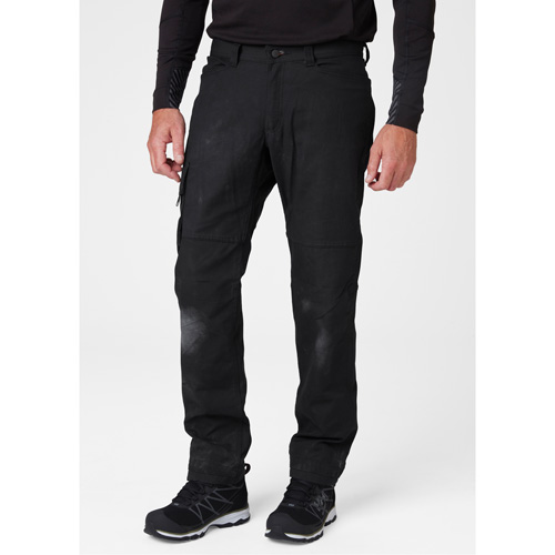 Pantalons d'entretien Oxford, Poly-coton, Noir, Taille 30, Entrejambe 32 Air Extreme Inc.