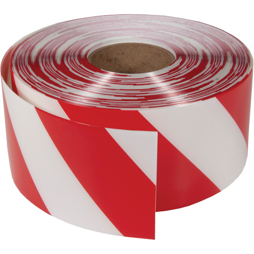 ArmorStripe&reg; Ultra Durable Floor Tape, 4" x 100', PVC, Red and White Air Extreme Inc.