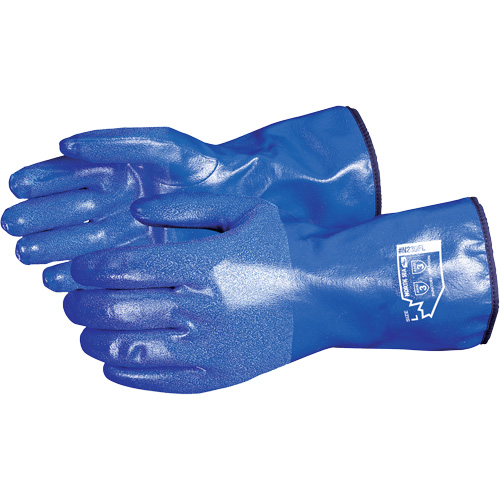 Gants r&eacute;sistants aux produits chimiques North Sea, Taille Petit, 11" lo, Nitrile, Doublure en Molleton, Gant de calibre hiver Air Extreme Inc.