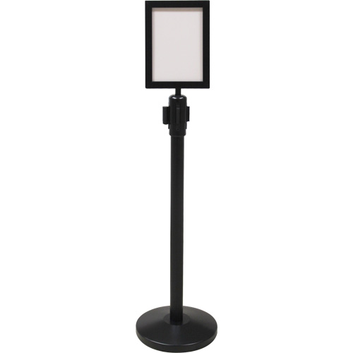 Sign Frame for Crowd Control Post, Black Air Extreme Inc.