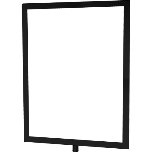 Heavy-Duty Vertical Sign Holder for Classic Posts, Black Air Extreme Inc.