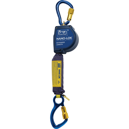 Cordage de s&eacute;curit&eacute; autor&eacute;tractable allong&eacute; Nano-Lok, 10', Dyneema, Pivotant Air Extreme Inc.