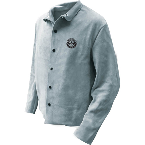 Veste de soudeur, Cuir, 5T-Grand, Gris Air Extreme Inc.