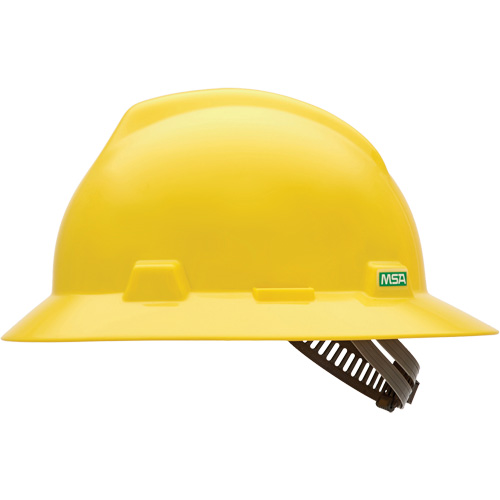 Casque de s&eacute;curit&eacute; &agrave; fente et bordure compl&egrave;te V-Gard, Suspension &agrave; douille, Non ventil&eacute; Air Extreme Inc.