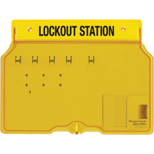 Poste de cadenassage trilingue recouvert, Cadenas Aucune, Capacit&eacute; de 4, Cadenas Non compris Air Extreme Inc.