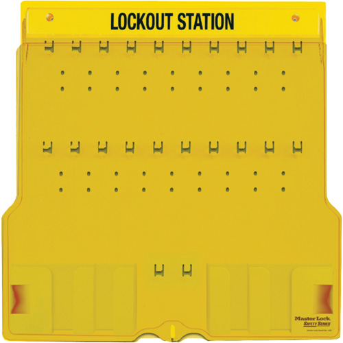Poste de cadenassage trilingue recouvert, Cadenas Aucune, Capacit&eacute; de 20, Cadenas Non compris Air Extreme Inc.