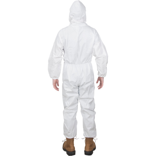 Premium Hooded Coveralls, Medium, White, Microporous Air Extreme Inc.