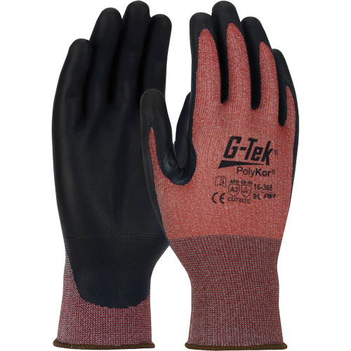 Gants r&eacute;sistants aux coupures G-Tek PolyKor X7 Neuroma, Taille Petit, Calibre 18, Rev&ecirc;tement Polyur&eacute;thane, Enveloppe en Poly&eacute;thyl&egrave;ne, ASTM ANSI niveau A3/EN 388 niveau C Air Extreme Inc.
