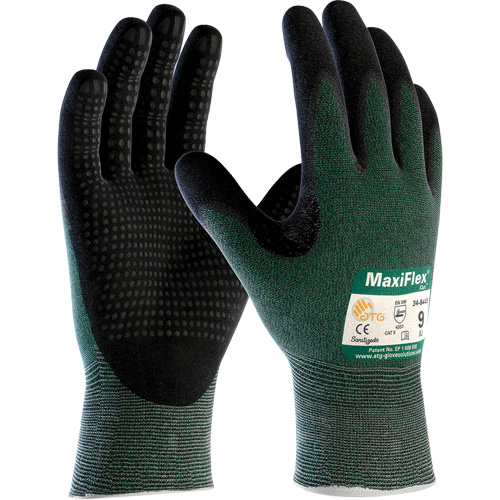 Gants ATG MaxiFlex Cut, Taille T-Grand, Calibre 15, Rev&ecirc;tement Mousse de nitrile, Enveloppe en Fil technique, ASTM ANSI niveau A2/EN 388 niveau 3/EN 388 niveau B Air Extreme Inc.