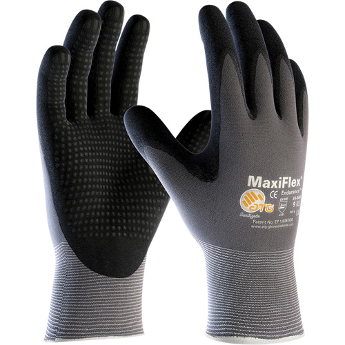 Gants enduits ATG MaxiFlex Endurance, Petit, R&ecirc;vetement Mousse de nitrile, Calibre 15, Enveloppe en Nylon/Lycra Air Extreme Inc.