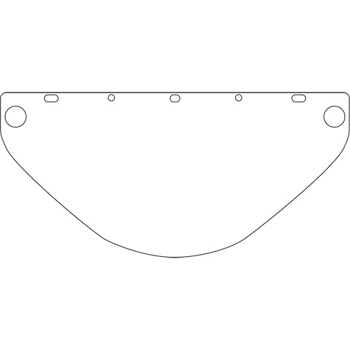 Visi&egrave;re de s&eacute;curit&eacute; universelle Dynamic, Polycarbonate, Teinte Transparent Air Extreme Inc.