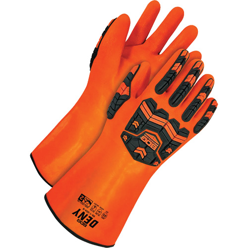 Deny Chemical Resistant Gloves, Size 9, 14" L, PVC, Terry Cloth Inner Lining Air Extreme Inc.
