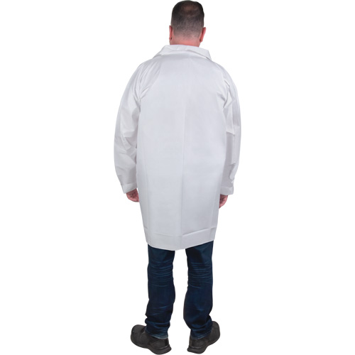 Sarraus de laboratoire de protection, Microporeux, Blanc, Petit Air Extreme Inc.