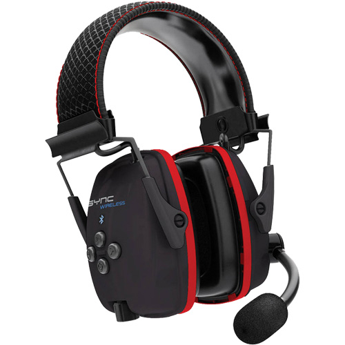 Wireless Hearing Protector Earmuffs with Bluetooth&reg; Audio, Headband Style, 25 dB Air Extreme Inc.