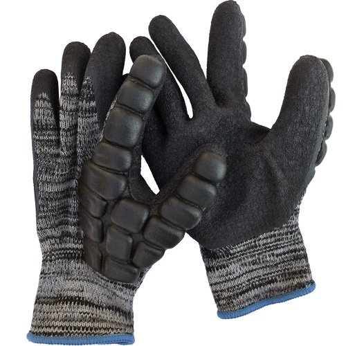 Gants antichocs enduits pour le martelage, 8/Moyen, Paume en Synth&eacute;tique, Poignet &eacute;lastique Air Extreme Inc.