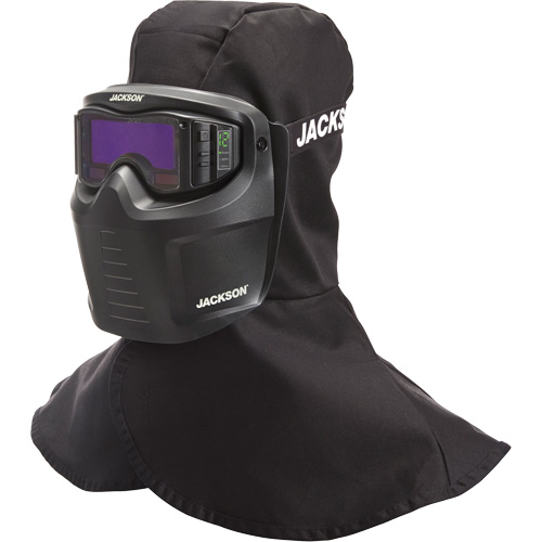 Rebel ADF Welding Mask, 3.5" L x 1.3" W View Area, 3/5-12 Shade Range, Black Air Extreme Inc.