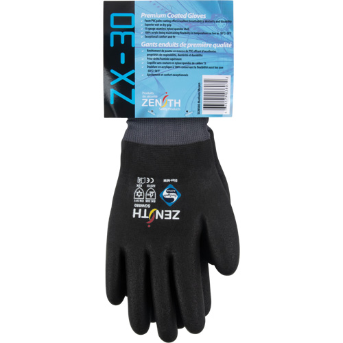 Gants enduits ZX-30° de premi&egrave;re qualit&eacute;, 2T-Grand, R&ecirc;vetement Mousse de PVC, Calibre 15, Enveloppe en Nylon Air Extreme Inc.