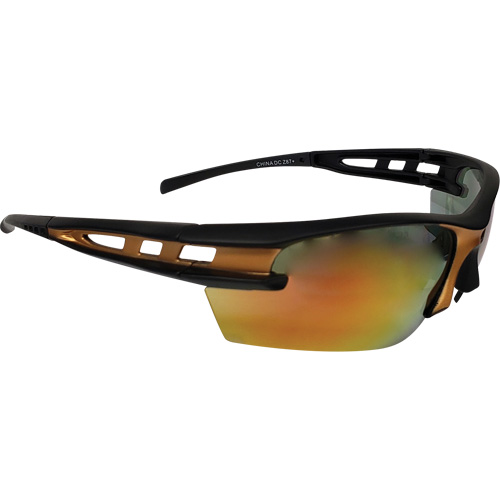 Mango Safety Glasses, Orange Mirror Lens, Meets/Exceeds CSA Z94.3 Air Extreme Inc.
