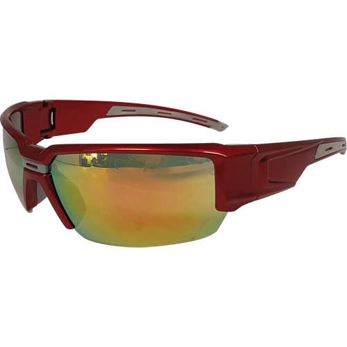 Lunettes de s&eacute;curit&eacute; Hartley, Lentille Rouge, R&eacute;pond ou surpasse la norme CSA Z94.3 Air Extreme Inc.