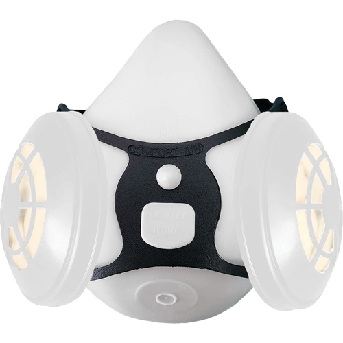 Ensemble de respirateur &agrave; demi-masque N95 Comfort-Air 400Nx noir sans soupape d'expiration, &eacute;lastom&egrave;re/Caoutchouc, Moyen/grand Air Extreme Inc.