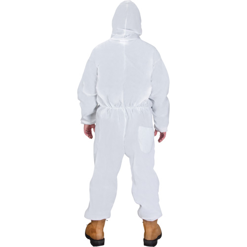 Hooded Coveralls, Medium, White, SMS Air Extreme Inc.