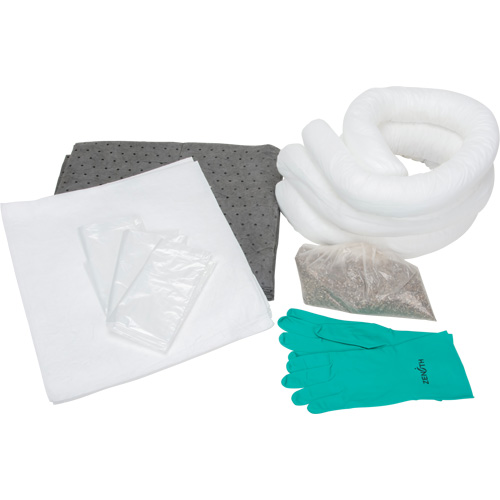 Trousse d'&eacute;quipement de lutte contre les d&eacute;versements, Huile seulement/Universel, Sac, Absorbance de 10 gal. US Air Extreme Inc.