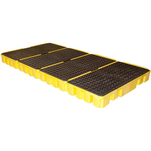 Low Profile Spill Pallet, 102 US gal. Spill Capacity, 96" x 49" x 6.5" Air Extreme Inc.