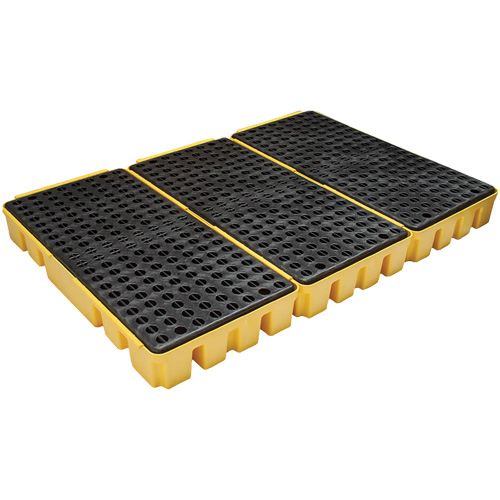 Palette &agrave; profil bas pour contr&ocirc;le des d&eacute;versements, Capacit&eacute; de d&eacute;versement 76.5 gal. US, 72" x 49" x 6,5" Air Extreme Inc.