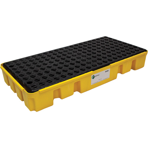 Palette &agrave; profil bas pour contr&ocirc;le des d&eacute;versements, Capacit&eacute; de d&eacute;versement 25.5 gal. US, 49" x 24" x 6,5" Air Extreme Inc.
