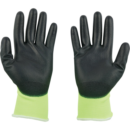 High Visibility Dipped Gloves, Size Small, 15 Gauge, Polyurethane Coated, Polyethylene Shell, ASTM ANSI Level A1 Air Extreme Inc.