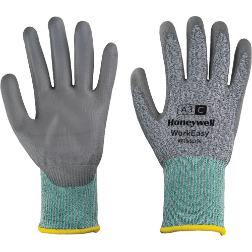 WorkEasy Cut Protective Gloves, Size 6/X-Small, 13 Gauge, Polyurethane Coated, HPPE/Glass Fibre Shell, ASTM ANSI Level A3/EN 388 Level C Air Extreme Inc.