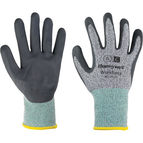 WorkEasy Cut Protective Gloves, Size 6/X-Small, 13 Gauge, Foam Nitrile Coated, HPPE/Glass Fibre Shell, ASTM ANSI Level A3/EN 388 Level C Air Extreme Inc.