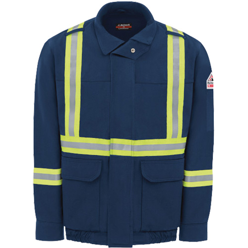 Blouson aviateur doubl&eacute; pour hommes avec garniture r&eacute;fl&eacute;chissante, Petit, Bleu marin, 29 cal/cm² Air Extreme Inc.