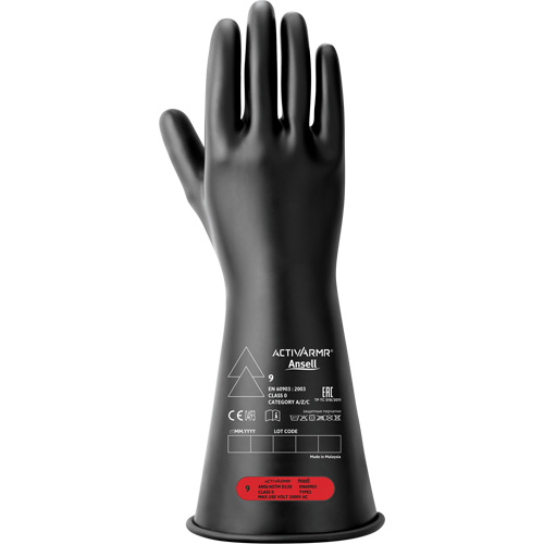 Gants isolants &eacute;lectriques, ASTM classe 0, Taille 10, 11" lo Air Extreme Inc.