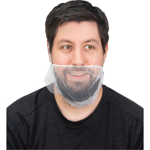 Beard Nets, Nylon, White Air Extreme Inc.