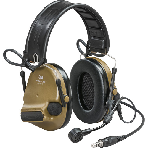 Casque VI NIB avec fils de sortie unique et rail arc Peltor ComTac, Style Bandeau, 23 dB Air Extreme Inc.