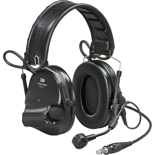 Casque VI NIB avec fils de sortie unique et rail arc Peltor ComTac, Style Bandeau, 23 dB Air Extreme Inc.
