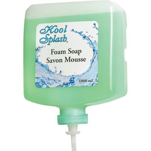 Savon apaisant &agrave; l'alo&egrave;s Kool Splash, Mousse, 1000 ml, Parfum&eacute; Air Extreme Inc.
