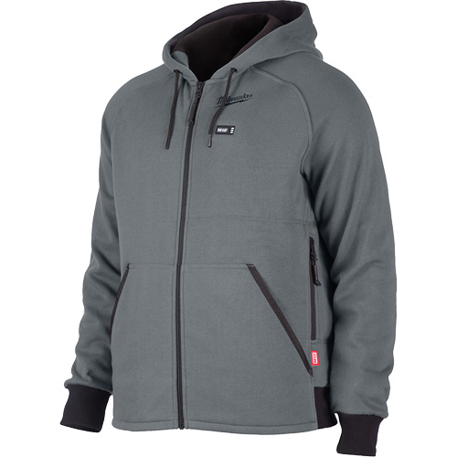M12 Heated Hoodie Kit, Men's, 3X-Large, Grey, Polyester Air Extreme Inc.