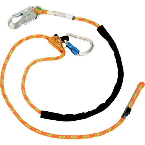 Adjustable Rope Lanyard, 1 Legs, 6', CSA Class F, Polyester Air Extreme Inc.