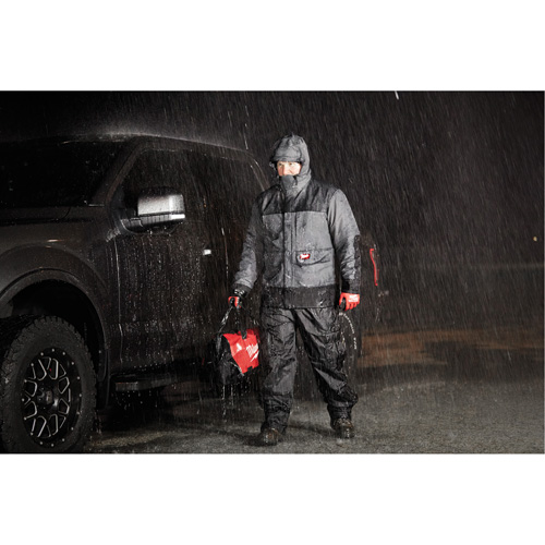 Hydrobreak Rainshell Jacket, Men's, 3X-Large, Grey Air Extreme Inc.