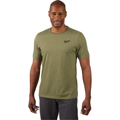 Hybrid Work Tee Shirt, Men's, Small, Green Air Extreme Inc.