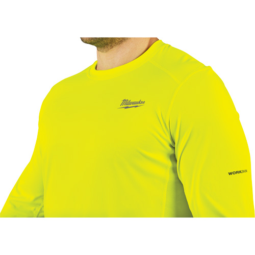 Workskin Lightweight High Visibility Shirt, Men's, Small, Yellow Air Extreme Inc.