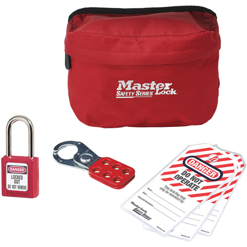 Personal Lockout Kit with Zenex Thermoplastic Padlock, 6 Components Air Extreme Inc.