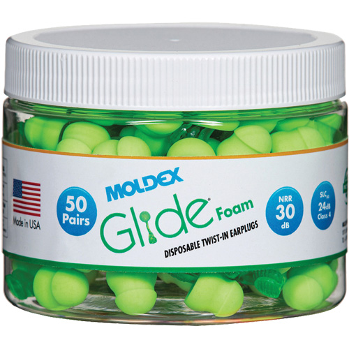 Glide&reg; Foam Earplugs, Bulk - Canister Air Extreme Inc.