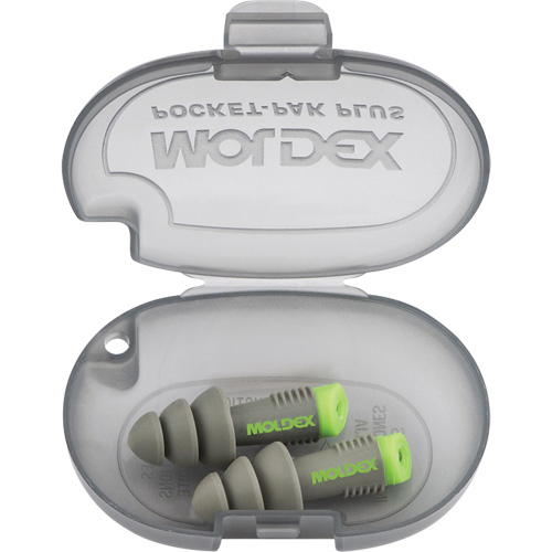 Alphas Reusable Earplugs, Uncorded, Bulk - Plastic Case, 27 dB NRR, One-Size Air Extreme Inc.