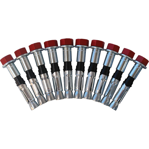 Jeu de boulons de rechange pour ancrages &agrave; anneau en D pour b&eacute;ton, Boulonn&eacute;, Usage Permanent/Temporaire Air Extreme Inc.