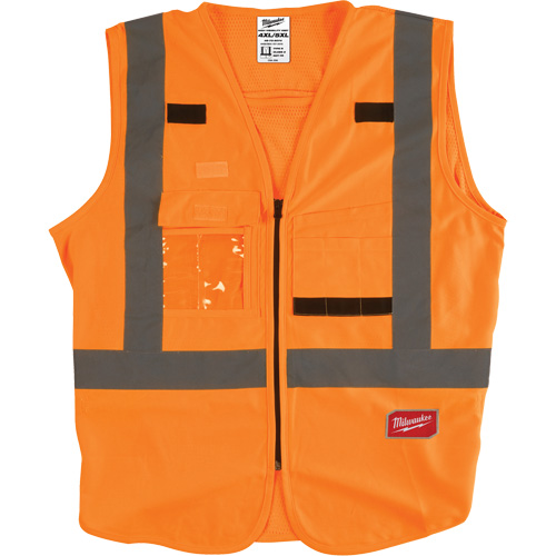 Safety Vest, High Visibility Orange, 4X-Large/5X-Large Air Extreme Inc.